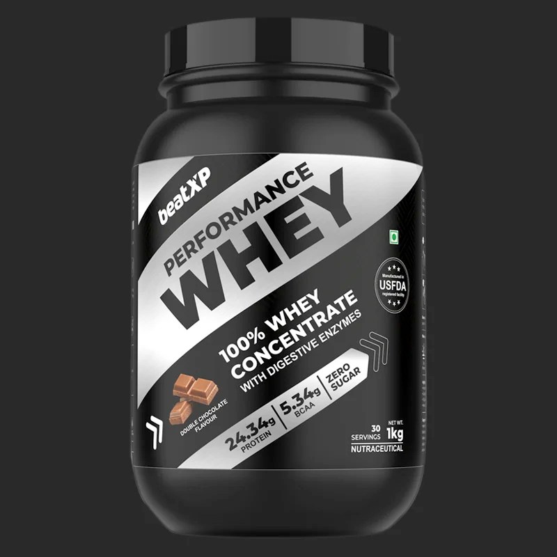 beatXP Performance Whey Protein Powder 1Kg (Chocolate Ganache)